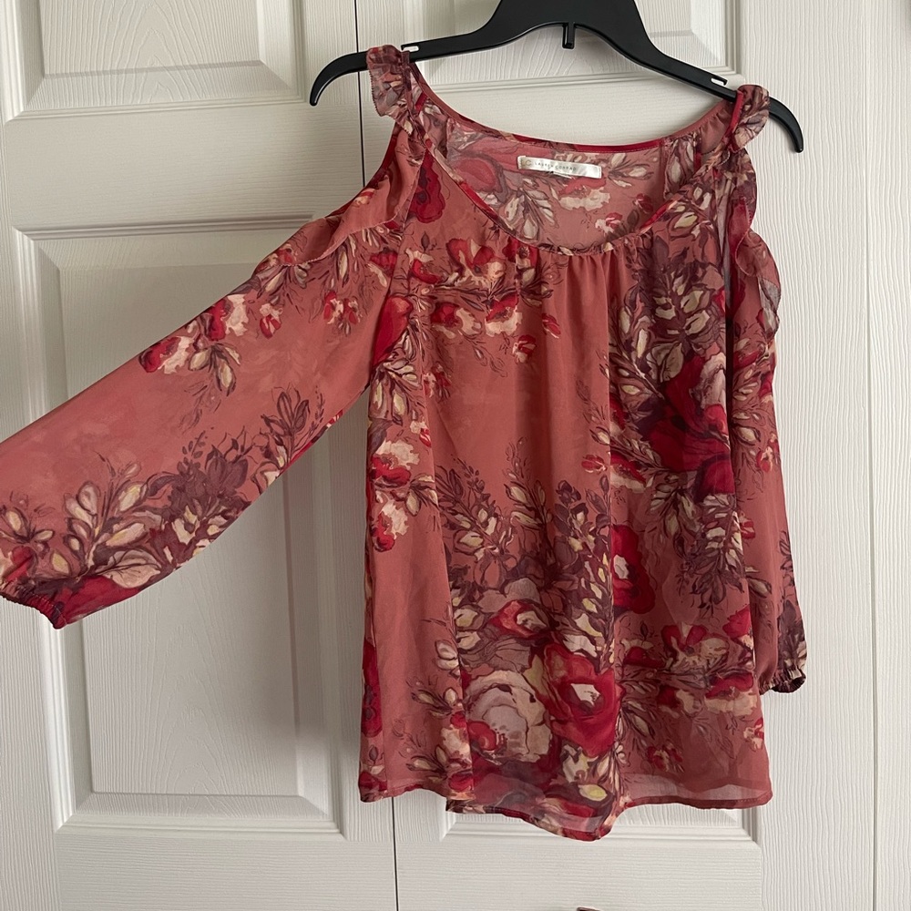 LC Lauren Conrad Sheer Shirt